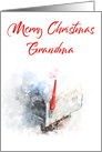 Merry Christmas Grandma Mailbox card