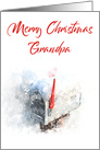 Merry Christmas Grandpa Mailbox card