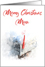 Merry Christmas Mom Mailbox card