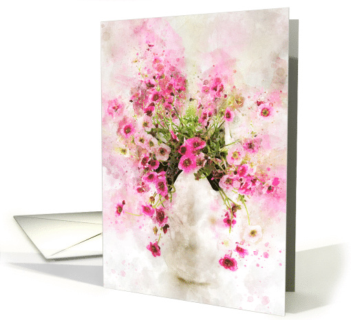 Saxifraga Tangle Splash Blank Any Occasion card (1493148)