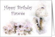 Happy Birthday Fiancee Mushroom Medley card