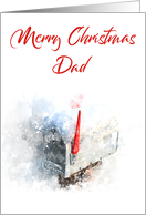 Merry Christmas Dad Mailbox card