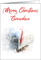 Merry Christmas Grandma Mailbox card
