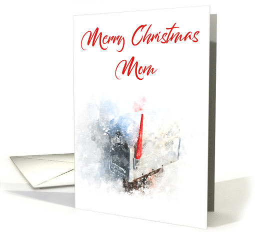 Merry Christmas Mom Mailbox card (1505964)