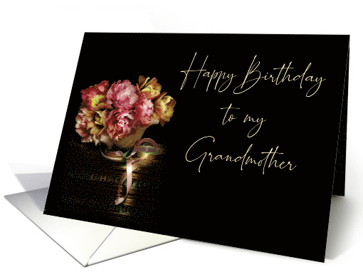Happy Birthday Grandmother Tulips Still Life card (1733102)