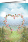 Rose Gate Valentine card