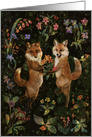 Fox and Vixen Anniversary card