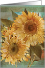 Sunflowers and Butterfly Garden Hello Sunshine card