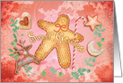 Holiday Gingerbread Man, Deer, and Cookies card