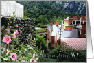 Roof Top Harpers Ferry, WV Town Garden card
