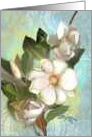 Magnolia Blossoms Birthday card