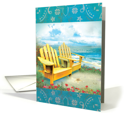 Together at the Beach Friendship Anniversary card (1506566)