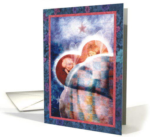 Sleeping Angel Children Valentine card (1511526)