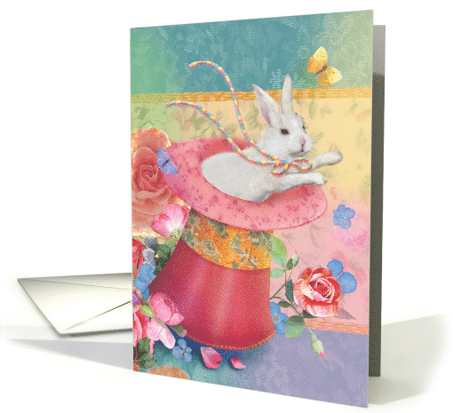 Easter Bunny Magic Hat of Spring card (1518340)