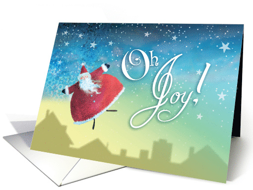 Oh Joy! Christmas Floating Santa card (1547644)