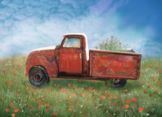 Rusty Red Farm Truck...