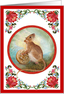 Chinese New Year 2032 Noble Rat card