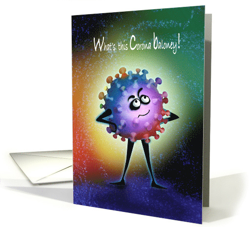 CoronaVirus Covid19 Humor Miss You card (1629006)