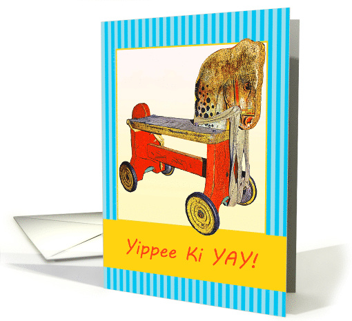 Yippee Ki YAY Horse Expecting Baby Congratulations card (1681180)