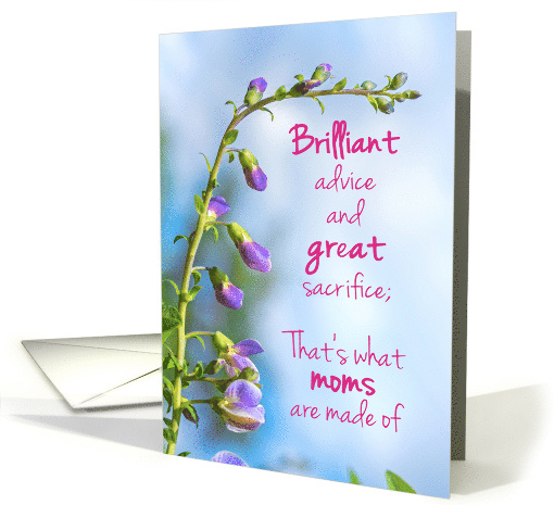 Brilliant Advice And Great Sacrifice Happy Mother's Day card (1819914)