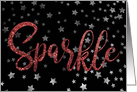 Sparkle Like a Star General Birthday Wish card