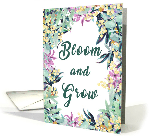 Bloom and Grow Encouragment Flowers and Foliage... (1597584)