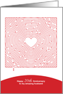 Husband Anniversary Amazing with Custom Anniversary Year card
