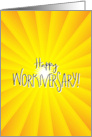 Happy Workiversary card