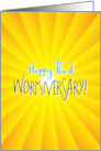 Work Anniversary Happy Third Workiversary card