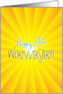 Work Anniversary Happy 25th Workiversary card