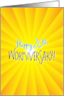 Work Anniversary Happy 20th Workiversary card