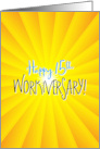 Work Anniversary Happy 15th Workiversary card