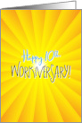 Work Anniversary Happy 10th Workiversary card