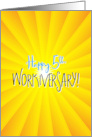 Work Anniversary Happy 5th Workiversary card