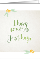 Sympathy I Have No Words card