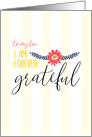 Thank You to Son Forever Grateful card