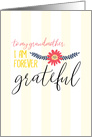 Thank You to Grandmother Forever Grateful card