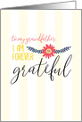 Thank You to Grandfather Forever Grateful card