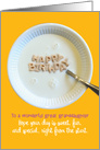 Birthday for Great Granddaughter- Happy Birthday Cereal card