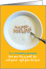 Birthday for Grandson- Happy Birthday Cereal card