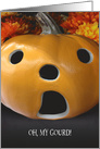 Oh My Gourd Halloween card