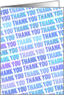 Colorful Just Can’t Thank You Enough card