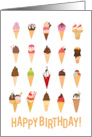Cute Ice Cream Cones Birthday Hope Its the Coolest One Yet card