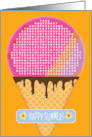 Happy Summer Ice Cream Cone Find the Flavors Activity Word Search card