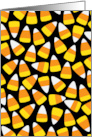 Cute Corny and Sweet Candy Corn Pattern Blank Note card