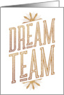 Business Employee Dream Team Keep On Shining Glitter Effect card