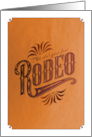 Funny Birthday Aint Your First Rodeo with Hat card