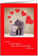 Valentine I Could Spend the Rest of my Lives with You card