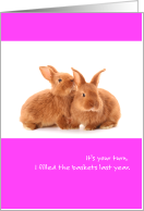 Easter Its Your Turn to Fill the Baskets card