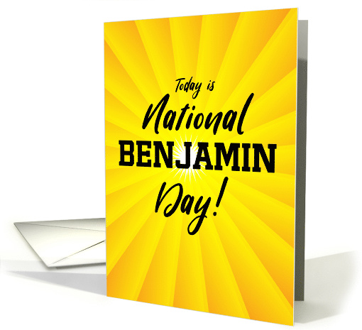 Custom Birthday Today is National You Day card (1519738)